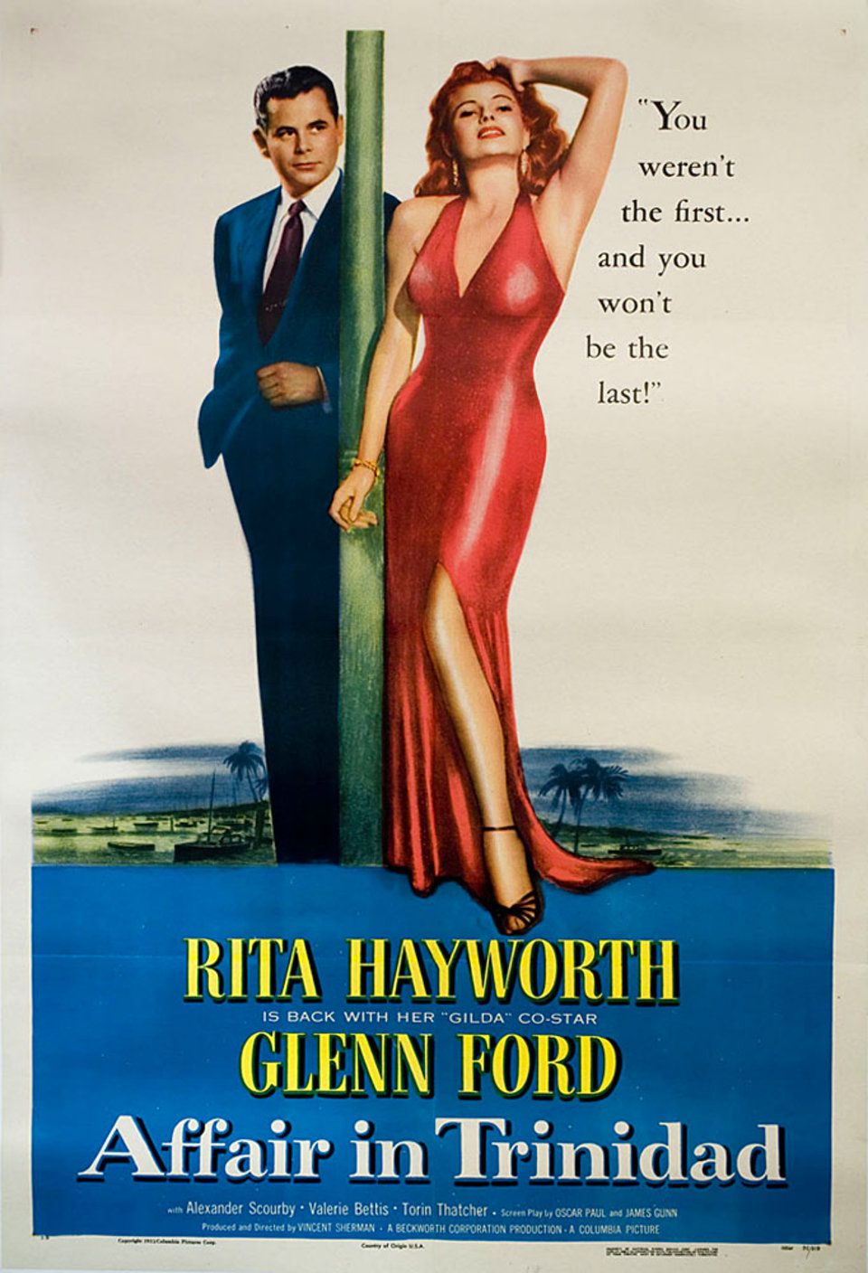 L'AFFAIRE DE TRINIDAD BOX OFFICE USA 1952