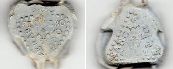 Plomb d' Intendance de la Compagnie des Indes XVIIIè