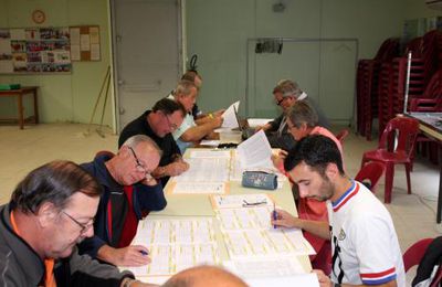 TIRAGE NATIONAL 160 Doubles DU 11/12 OCTOBRE 2014 Villeneuve de Berg