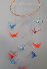 Petite envolée de grues en origami DIY