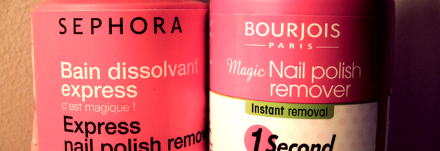 [Bain dissolvant] Sephora VS Bourjois, ça donne quoi ?