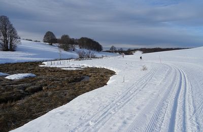 Le 14 janvier 2018 : A skis, cette fois.