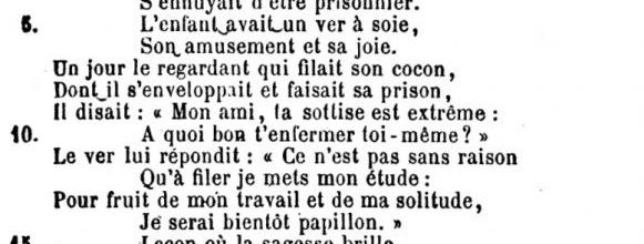 L'Écolier et le Ver à soie (Richer)