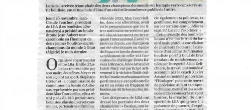 le Dauphiné du 30 octobre 2023
