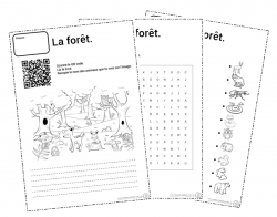 Je lis seul, la forêt