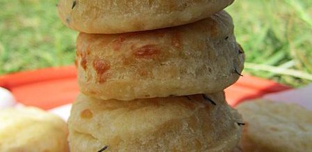 Pique nique du dimanche #2 : Sablés à l'emmental et au parmesan, et sa sauce au fromage blanc aillé