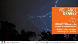 Vigilance météorologique ORANGE-ORAGES
