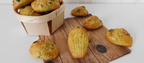Madeleines salées au pesto 