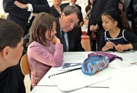 Darcos à l'école