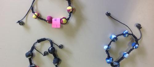 Bracelet shamballa en fimo