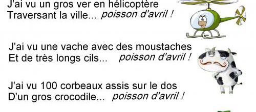 Poésie Poisson d'avril