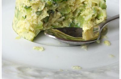 Flan de courgette de Régine ! x) ... au micro-ondes