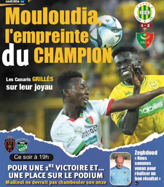 Mardi 1.10.2024 à Tizi-Ouzou Stade 