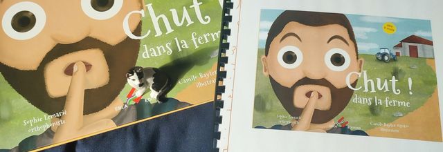 quiet book "chut dans la ferme" 