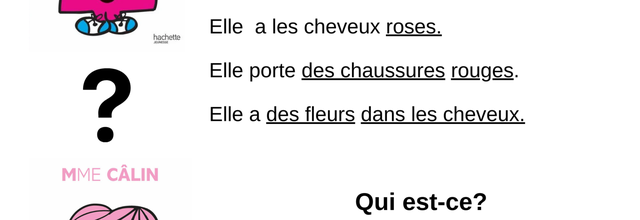 Monsieur et Madame: une activité d'écriture au cycle 2 
