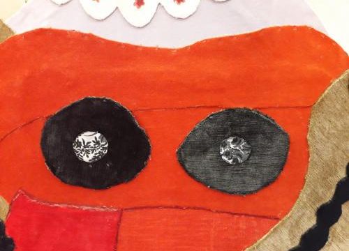 Les portraits textiles de Katherine Roumanoff