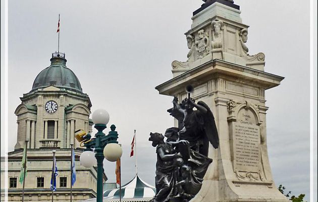 Monument honorant la mémoire de Samuel de Champlain - Québec - Canada