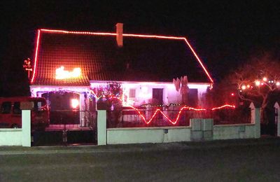 Maison illuminée...