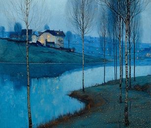 La rivière en hiver ... 