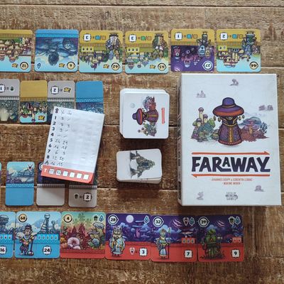 Faraway – Avis, test du jeu de société 