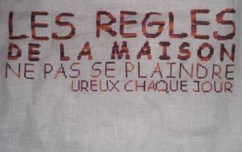 Les règles de la maison