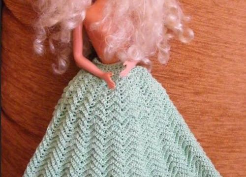 Vos avancées pour le CAL de la robe Barbie "Jade" (4)