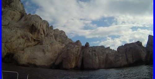 Plongée - Riou, le tombant de la calanque du Contrebandier