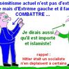 Réagissons à cet antisémitisme importé qui gagne du terrain gràce aux gauchistes!