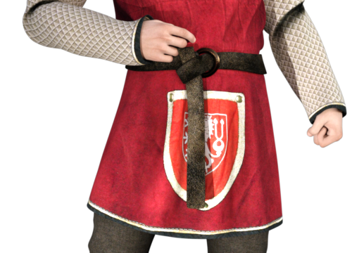 Tube d'homme paysan médiéval (render-image)