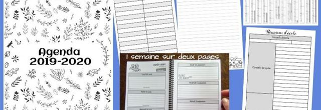 Un agenda fait "maison" Version 2021-2022