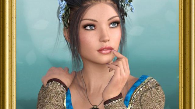 Tableau avec un de mes personnage 3D