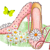 Alphabet Chaussures et pâquerettes