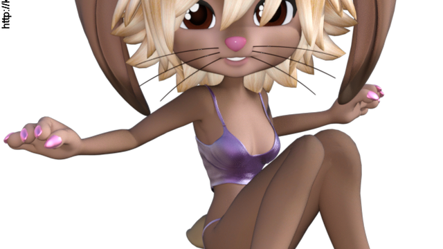 Tube de lapin toon (image png)