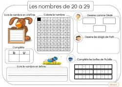 Les nombres avec Picbille