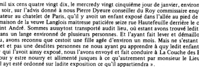 Prise en charge des enfants trouvés