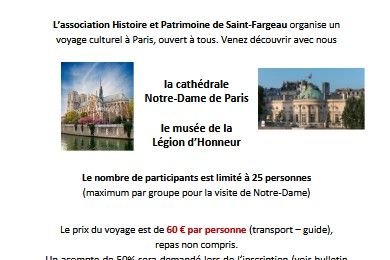 Sortie culturelle à Paris