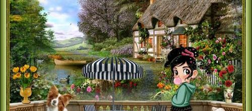 Sur la terrasse ...
