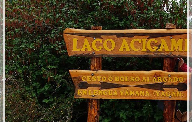 Maintenant nous allons faire une balade le long du Lac Acigami (en langue Yamana), Lago Roca - Lapataia - Terre de Feu - Argentine