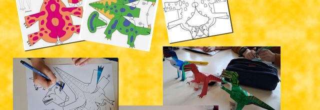 Maquettes papier de dinosaures