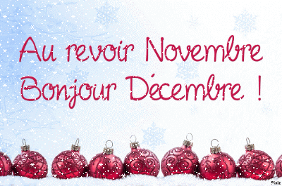Au revoir Novembre, bonjour décembre et ses traditions