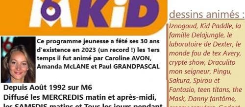 Nostalgiques ? M6 kid