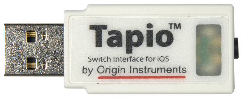 Tapio (Origin Instrument) : adaptateur contacteurs pour iPad et iPhone