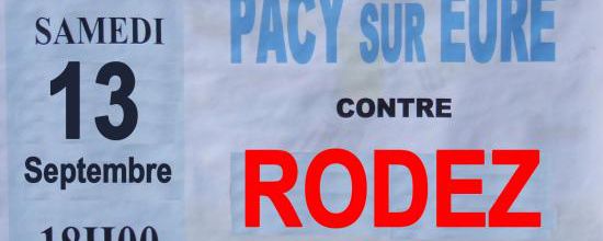 7e journée le 13 Septembre 2008 : PACY / RODEZ (2 - 1)