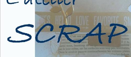 Atelier SCRAP à la bib samedi 26 novembre 14h