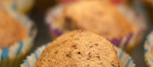 Muffins banane - graines de lin