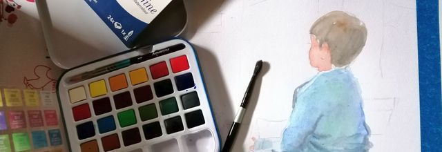 Coffret d'aquarelles