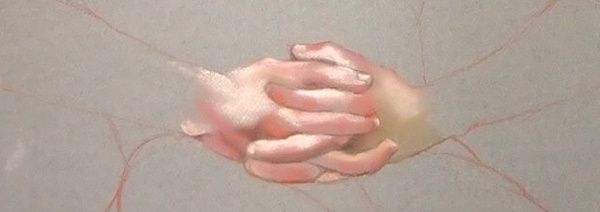Vendredi - Pastel : étude d'un jeune homme.
