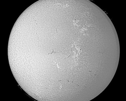 2015-07-06 : Le soleil en H-alpha, en entier et en détails