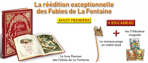 Collection " Fables et contes illustrés de La Fontaine " - Lancement 