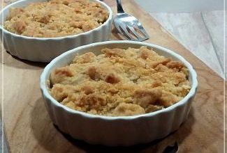 CRUMBLE AUX POMMES AU COOKEO